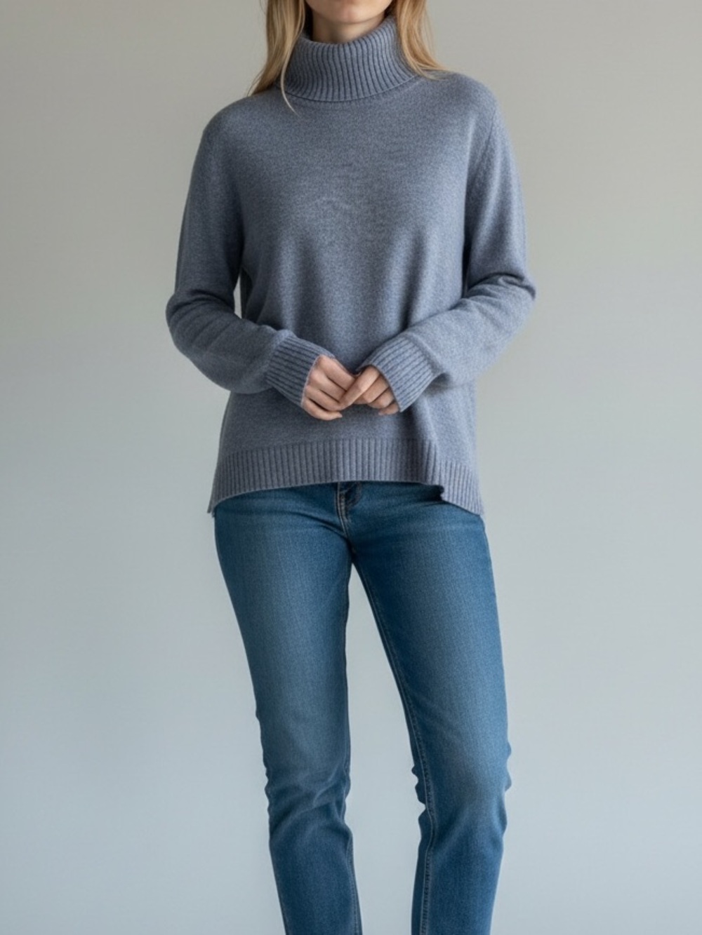 J. Crew Women's wool alpaca blend pullover turtleneck sweater